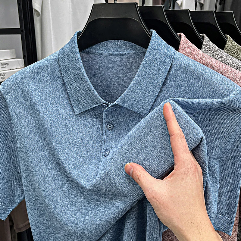 Men'S Summer Thin Lyocell Floral Pattern Polo Collar Casual Short Sleeve Solid Color Fashion Versatile Knit Top
Men'S Summer Thin Lyocell Floral Pattern Polo Collar Casual Short Sleeve Solid Color Fashion Versatile Knit Top