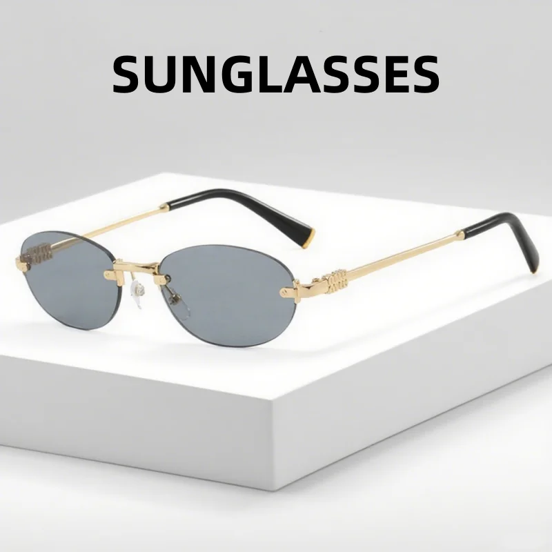 Retro Frameless Oval Sunglasses Fashion Men Fishing Driving Glasses UV400 Shades Eyewear Essential Goggles for Outdoor Travel
Retro Frameless Oval Sunglasses Fashion Men Fishing Driving Glasses UV400 Shades Eyewear Essential Goggles for Outdoor Travel