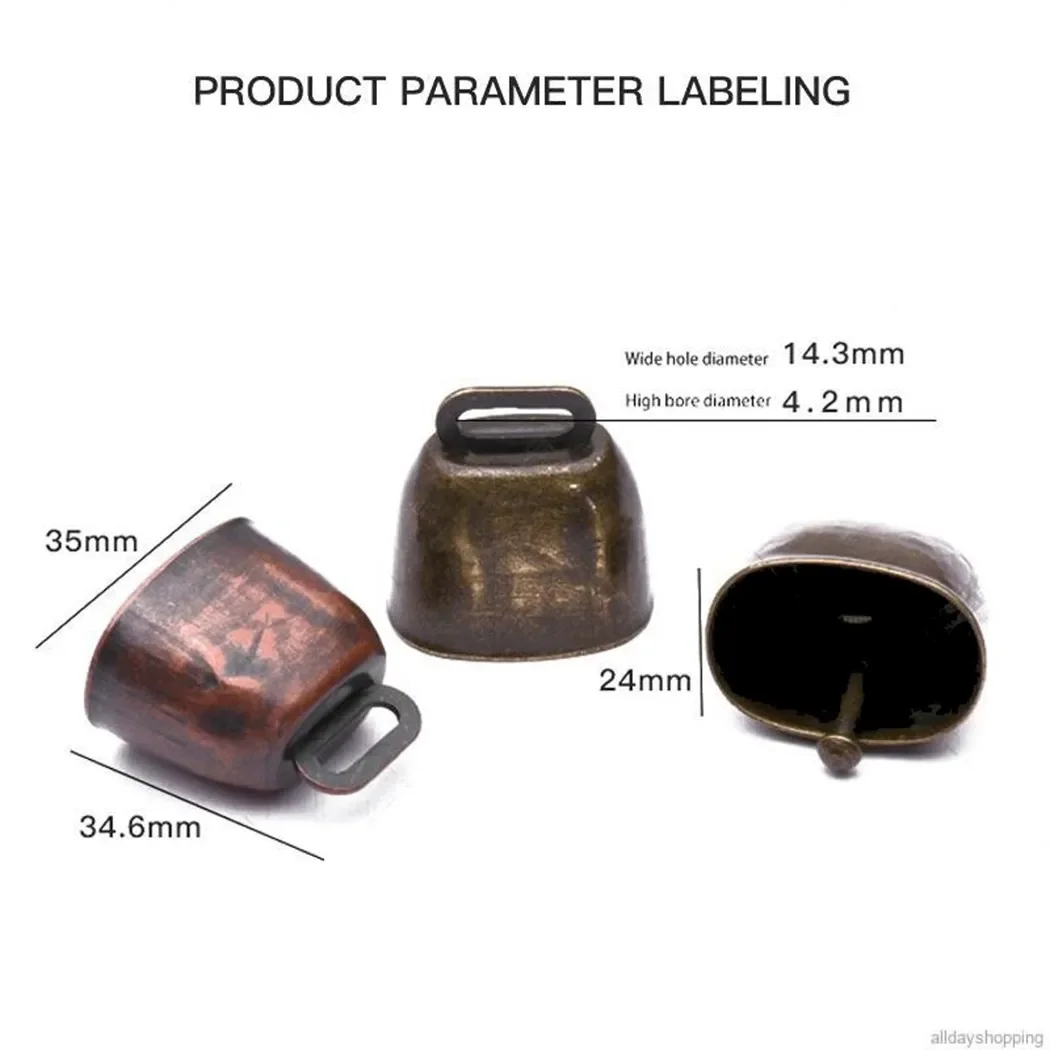 Duable High Quality Particular Grazing Bells Ringings Copper Cow Crisp Farm Grazing Horse Retro Look 35*34.6*24mm
Duable High Quality Particular Grazing Bells Ringings Copper Cow Crisp Farm Grazing Horse Retro Look 35*34.6*24mm