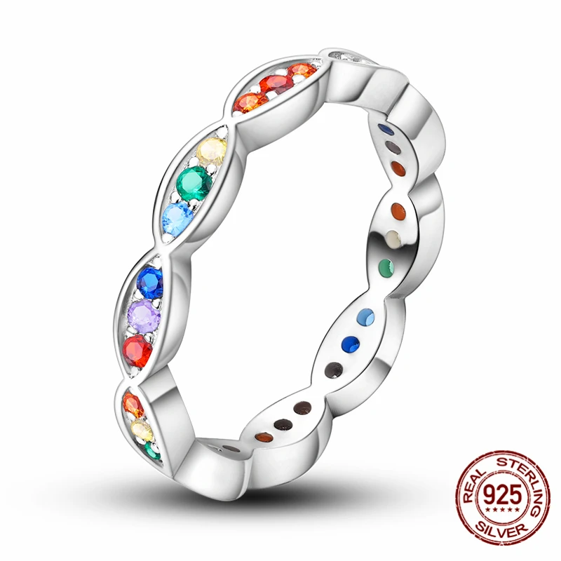 925 Sterling Silver Iridescent Zircon Neon Ring Rings For Women Original Engagement Wedding Ring Luxury Jewelry
925 Sterling Silver Iridescent Zircon Neon Ring Rings For Women Original Engagement Wedding Ring Luxury Jewelry