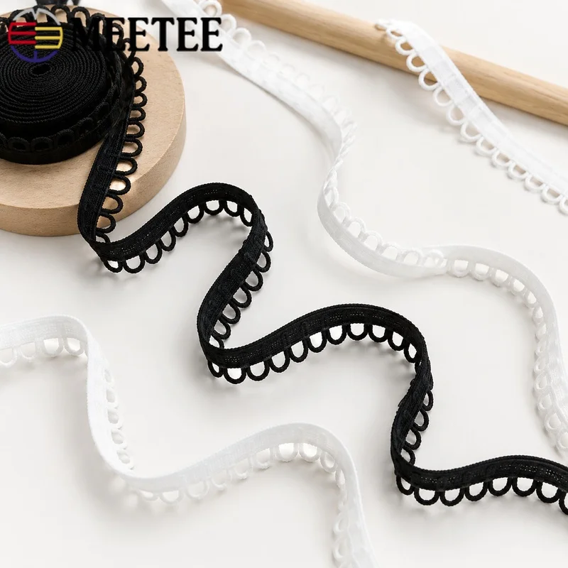 20/30M 15mm Nylon Elastic Band Loop Buttonhole Lace Trim for Underwear Collar Wedding Dress Ribbon Sewing Garment Accessories
20/30M 15mm Nylon Elastic Band Loop Buttonhole Lace Trim for Underwear Collar Wedding Dress Ribbon Sewing Garment Accessories