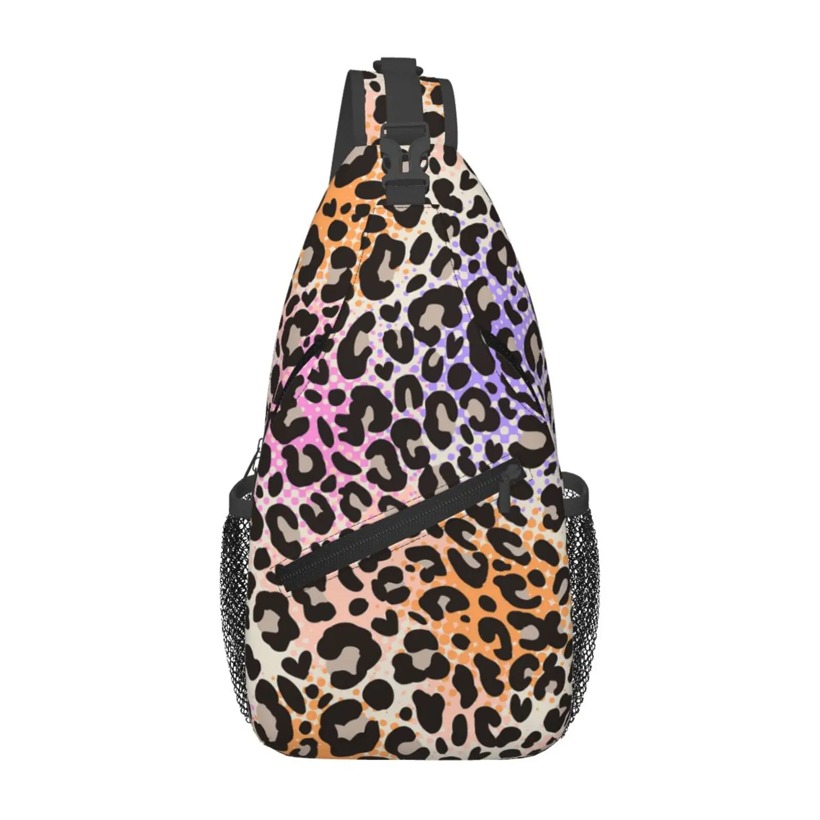 Colorful Leopard Print Chest Bags Crossbody Sling Bag Travel Hiking Sports Backpack Casual Lightweight Daypack for Men Women
Colorful Leopard Print Chest Bags Crossbody Sling Bag Travel Hiking Sports Backpack Casual Lightweight Daypack for Men Women