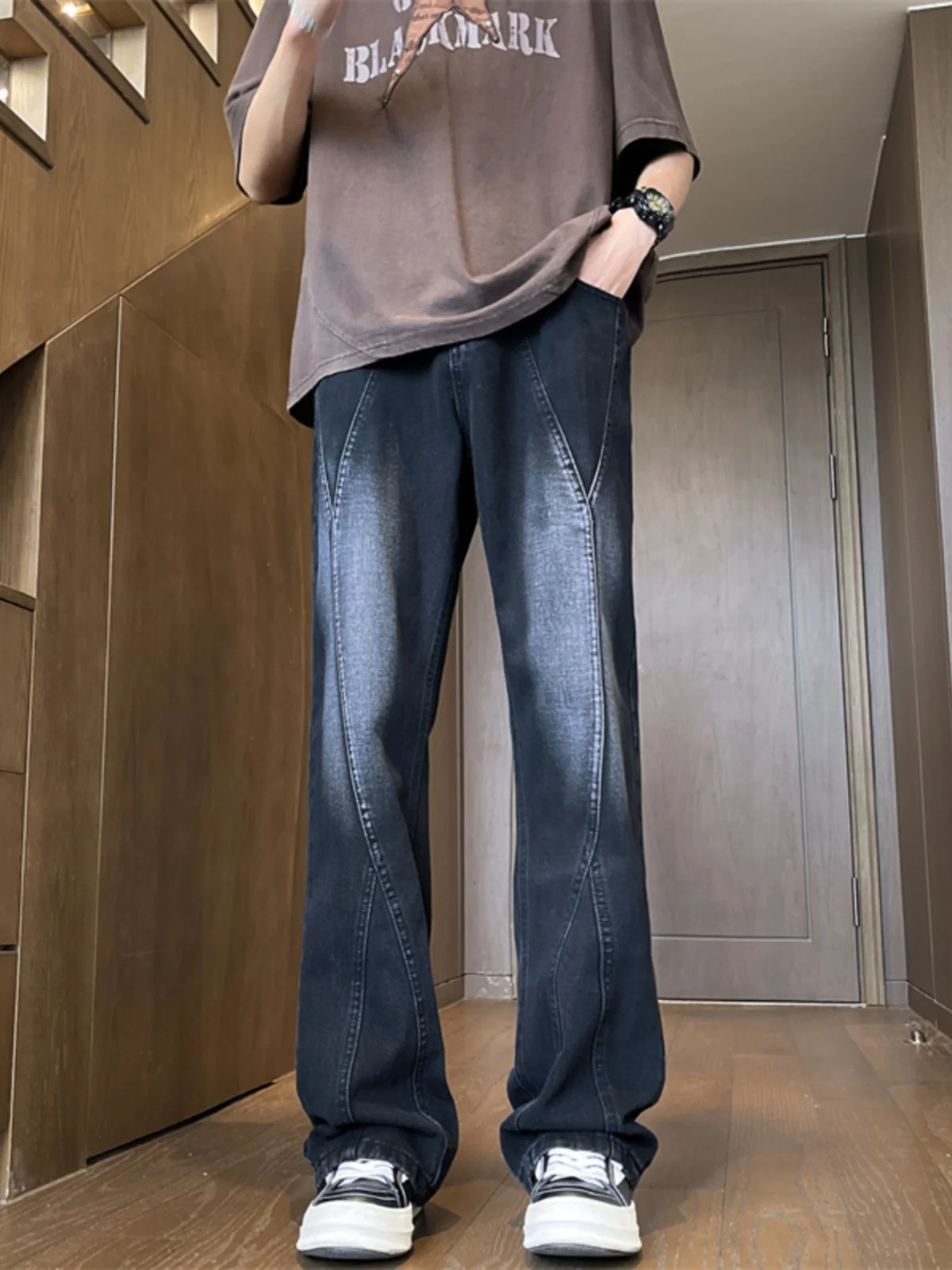 Винтажные желтые джинсы цвета грязи, свободные повседневные мужские длинные брюки, летние трендовые брендовые джинсы-клеш в американском стиле High Street
Винтажные желтые джинсы цвета грязи, свободные повседневные мужские длинные брюки, летние трендовые брендовые джинсы-клеш в американском стиле High Street