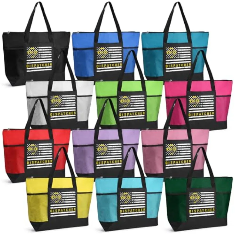 12 Pcs 911 Appreciation Gifts Bulk Thank You Zipper Tote Bag with Mesh Pocket for Emergency Staff
12 Pcs 911 Appreciation Gifts Bulk Thank You Zipper Tote Bag with Mesh Pocket for Emergency Staff