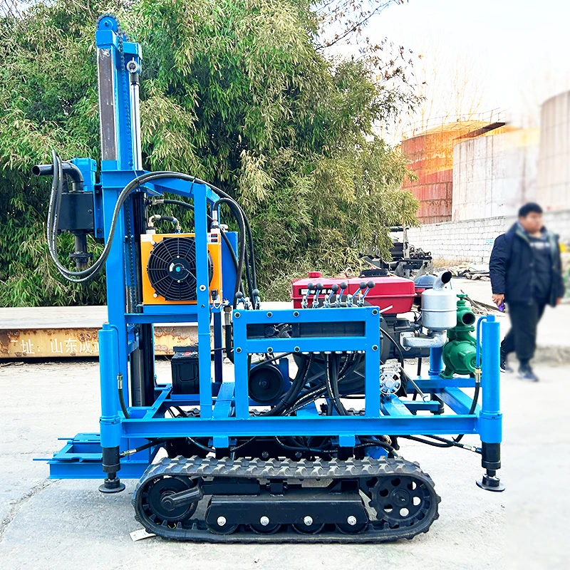 Customized 130-260m Crawler Portable Hydraulic Heavy Duty All-Terrain Water Well Drilling Rig
Customized 130-260m Crawler Portable Hydraulic Heavy Duty All-Terrain Water Well Drilling Rig