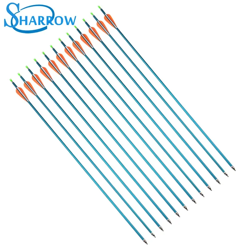 10/20 pcs Aluminum Arrow 30 Inches Rubber Feather Spine 500 for Compound/Recurve Bow Archery Shooting Bow and Arrow Accessories
10/20 pcs Aluminum Arrow 30 Inches Rubber Feather Spine 500 for Compound/Recurve Bow Archery Shooting Bow and Arrow Accessories
