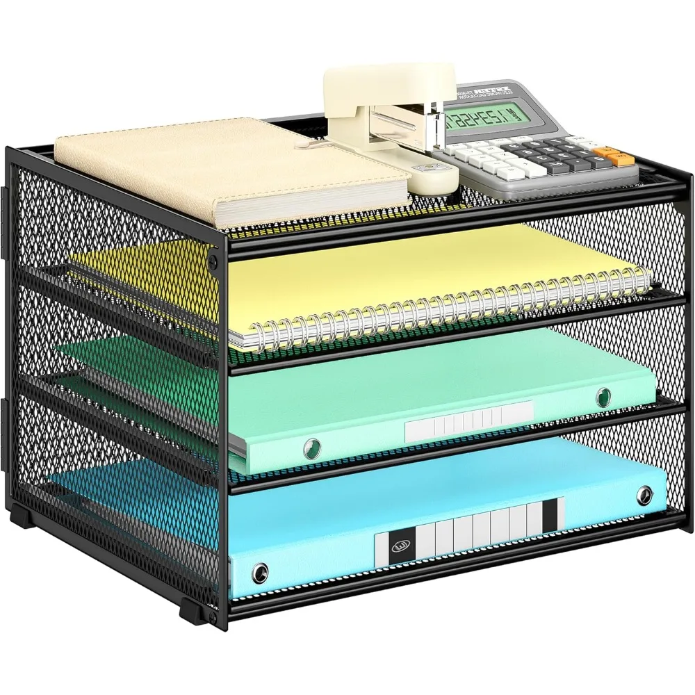 lavatino 3-tier letter tray desk paper organizer – black mesh metal file tray organizer for desk, office supplies & home organiz
lavatino 3-tier letter tray desk paper organizer – black mesh metal file tray organizer for desk, office supplies & home organiz