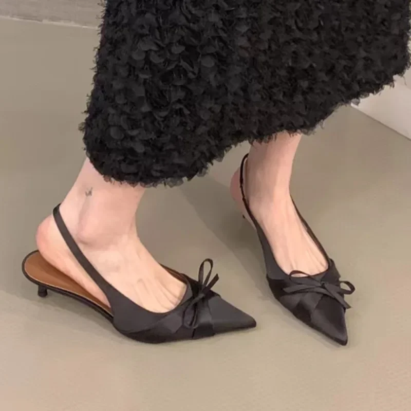 2025 Hot Sale Ladies Shoes Slingbacks Women's High Heels Fashion Butterfly-knot Office and Career Sexy Best Seller Heels Women
2025 Hot Sale Ladies Shoes Slingbacks Women's High Heels Fashion Butterfly-knot Office and Career Sexy Best Seller Heels Women