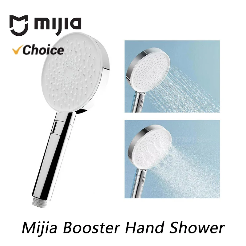 Original Mijia Booster Hand Shower Pressurized water outlet Low-noise Water Inlet Technology Anti-scald handle design
Original Mijia Booster Hand Shower Pressurized water outlet Low-noise Water Inlet Technology Anti-scald handle design