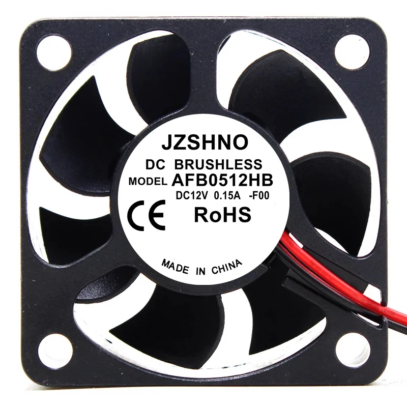 HTS...1 piece JZSHNO AFB0512HB DC12V 0.15A 2-wire cooling fan
HTS...1 piece JZSHNO AFB0512HB DC12V 0.15A 2-wire cooling fan