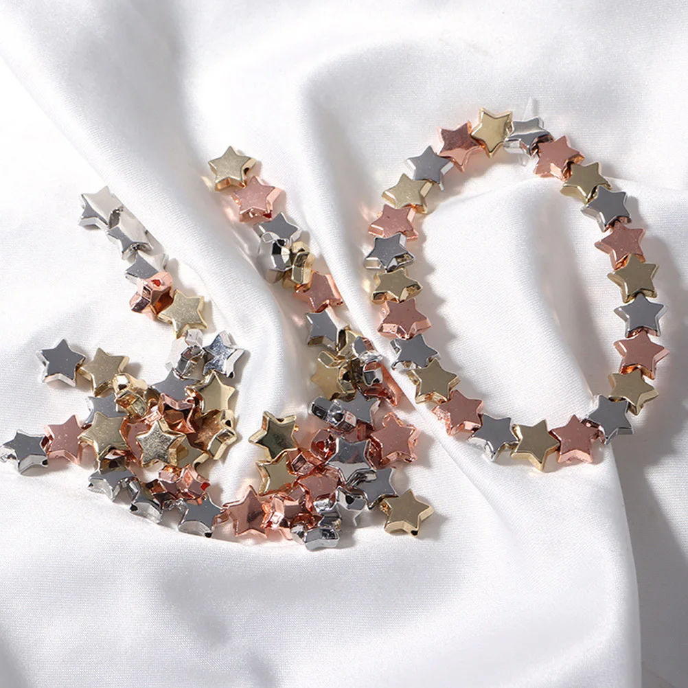300Pcs Five Pointed Star Loose Beads DIY Jewelry Spacer Beads for Bracelet Necklace Craft Supplies DIY Jewelry Accessories
300Pcs Five Pointed Star Loose Beads DIY Jewelry Spacer Beads for Bracelet Necklace Craft Supplies DIY Jewelry Accessories