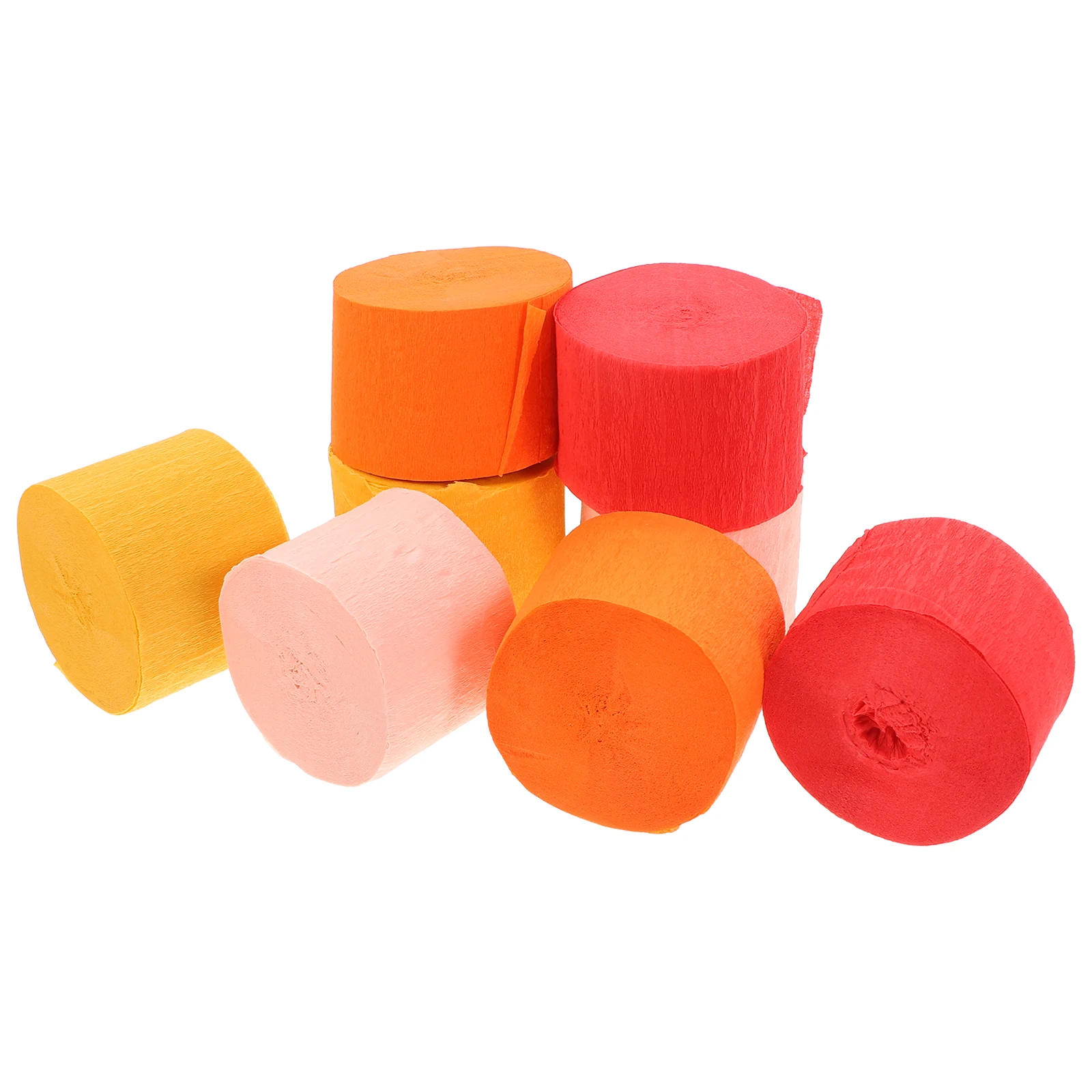 8 Rolls 45x25m Gradient Crepe Paper Streamers for Party Background Birthday Baby Shower Wedding Decor Craft Supplies
8 Rolls 45x25m Gradient Crepe Paper Streamers for Party Background Birthday Baby Shower Wedding Decor Craft Supplies