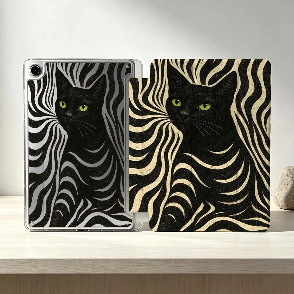Artistic Striped Cat Pattern Soft For Samsung Galaxy Tab S10 S9 S8 S7 S6 A11 A10 A9 FE Plus Lite Foldable 3Y Tablet Case
Artistic Striped Cat Pattern Soft For Samsung Galaxy Tab S10 S9 S8 S7 S6 A11 A10 A9 FE Plus Lite Foldable 3Y Tablet Case