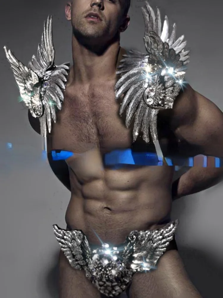 Trajes de Drag Queen de lentejuelas con hombros descubiertos para hombre, Atuendo para fiesta de cumpleaos, fiesta de baile
Trajes de Drag Queen de lentejuelas con hombros descubiertos para hombre, Atuendo para fiesta de cumpleaos, fiesta de baile