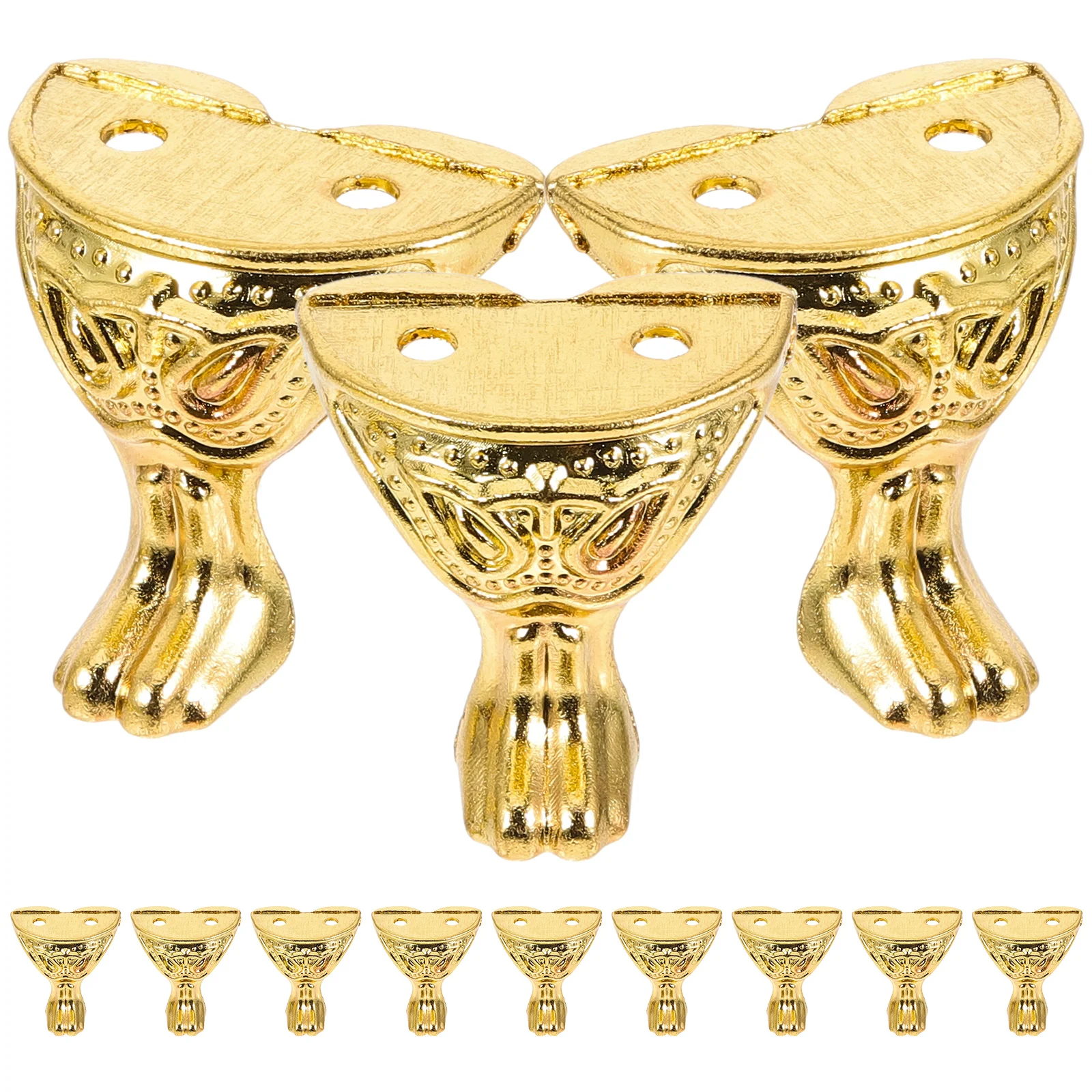 12 Pcs Zinc Alloy Decorative Feet for Boxes Jewelry Cases Gift Containers Strong Durable Rust Proof Design for Furniture
12 Pcs Zinc Alloy Decorative Feet for Boxes Jewelry Cases Gift Containers Strong Durable Rust Proof Design for Furniture