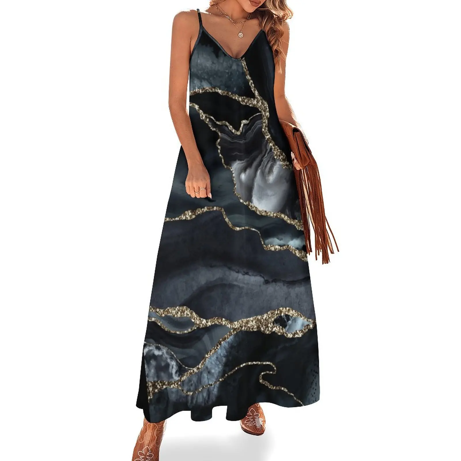 Night Masculine Marble Landscapes Sleeveless Dress summer dress luxury woman party dress
Night Masculine Marble Landscapes Sleeveless Dress summer dress luxury woman party dress