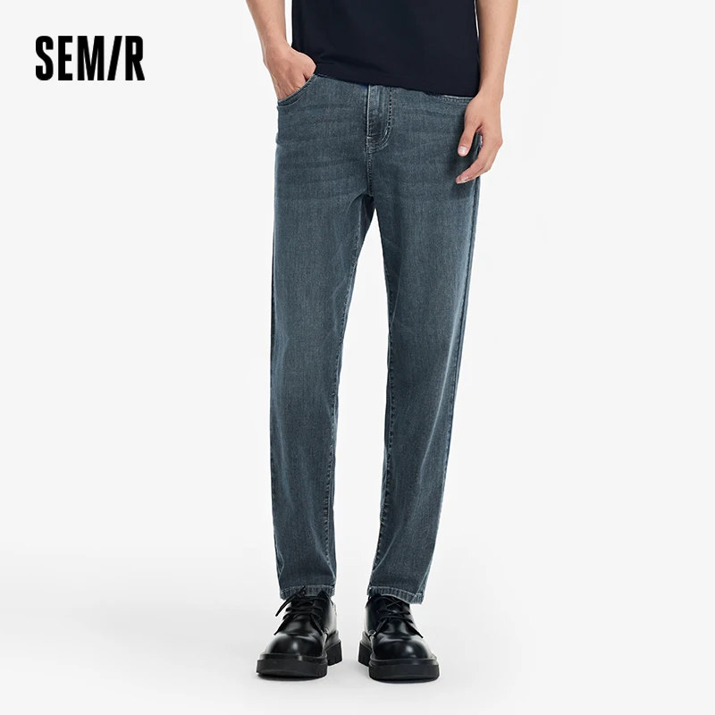 Semir Men Slim Tapered Jeans 2025 Summer Lightweight Retro Fit Long Pants for Casual Urban Street Style
Semir Men Slim Tapered Jeans 2025 Summer Lightweight Retro Fit Long Pants for Casual Urban Street Style