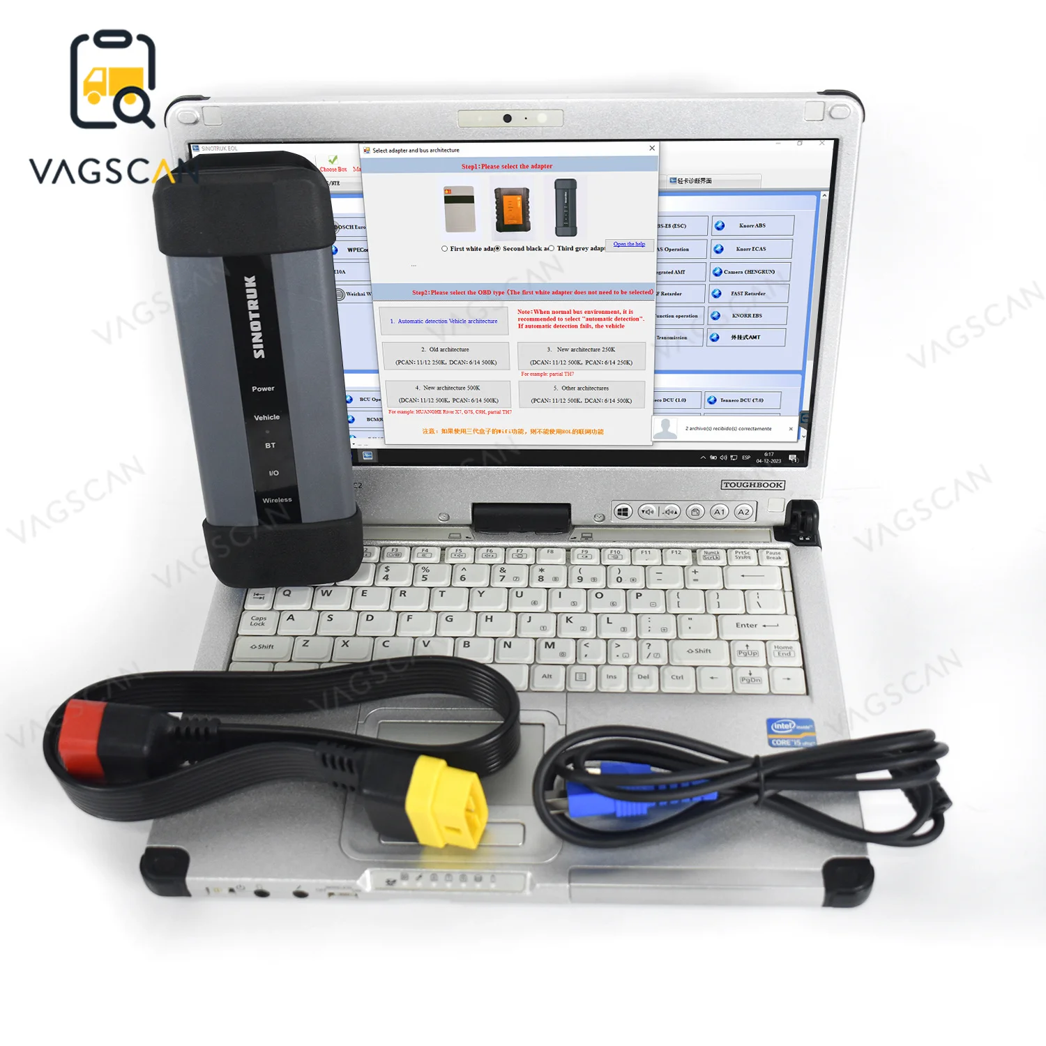 CFC2 Laptop for CNHTC SINOTRUK Howo Scan Tool Obd2 Engine Heavy Duty With Diesel Product USB EOL Tool Sitrak(TRUCK Diagnostics)
CFC2 Laptop for CNHTC SINOTRUK Howo Scan Tool Obd2 Engine Heavy Duty With Diesel Product USB EOL Tool Sitrak(TRUCK Diagnostics)