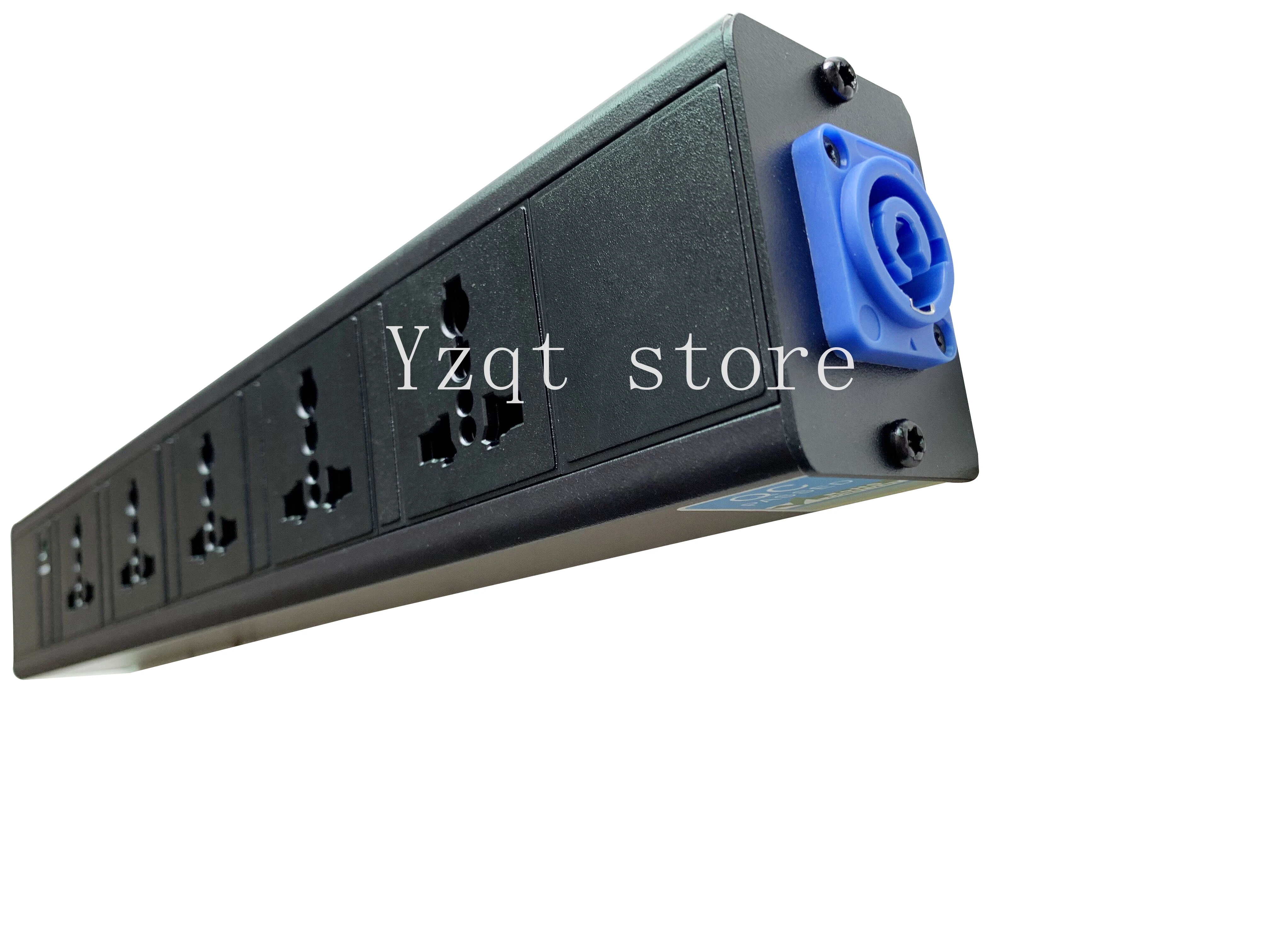 Five-position power plug-in board for BDS stage, aluminum alloy powercon extension connected to multiple PDU
Five-position power plug-in board for BDS stage, aluminum alloy powercon extension connected to multiple PDU