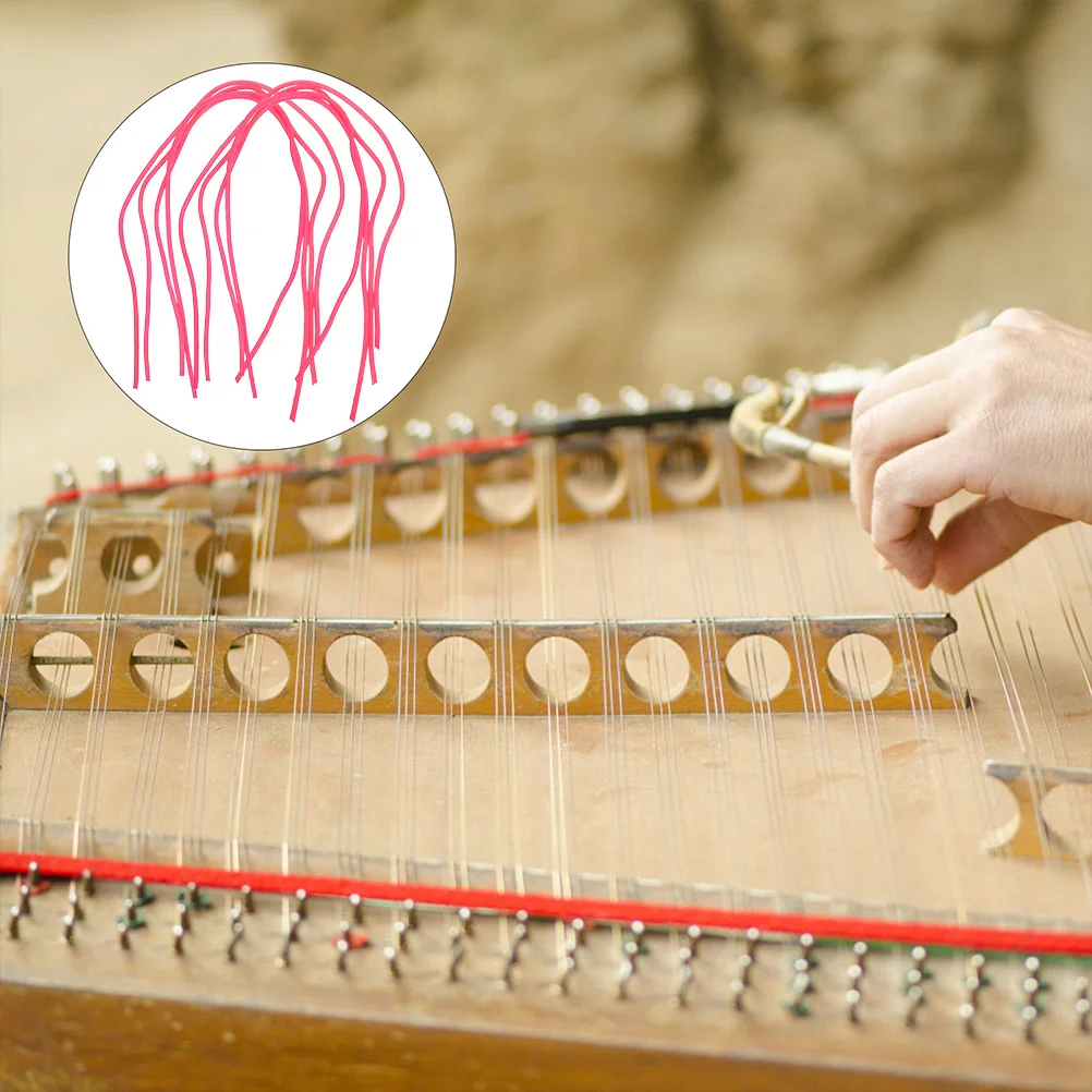 8pcs Yangqin Tube Rubber Band Durable Thin Design Instrument Repair Part Dulcimer Replacement Accessories Pink
8pcs Yangqin Tube Rubber Band Durable Thin Design Instrument Repair Part Dulcimer Replacement Accessories Pink