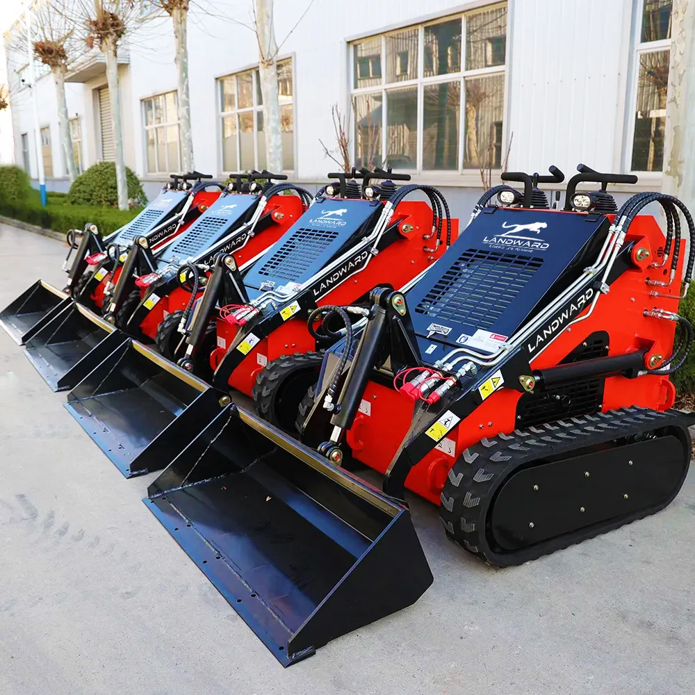 High Horsepower Farm Use 4WD Loader Wholesale High Power Hydraulic Crawler Loader 300 KG Small Home Skid Steer Loader Customized
High Horsepower Farm Use 4WD Loader Wholesale High Power Hydraulic Crawler Loader 300 KG Small Home Skid Steer Loader Customized