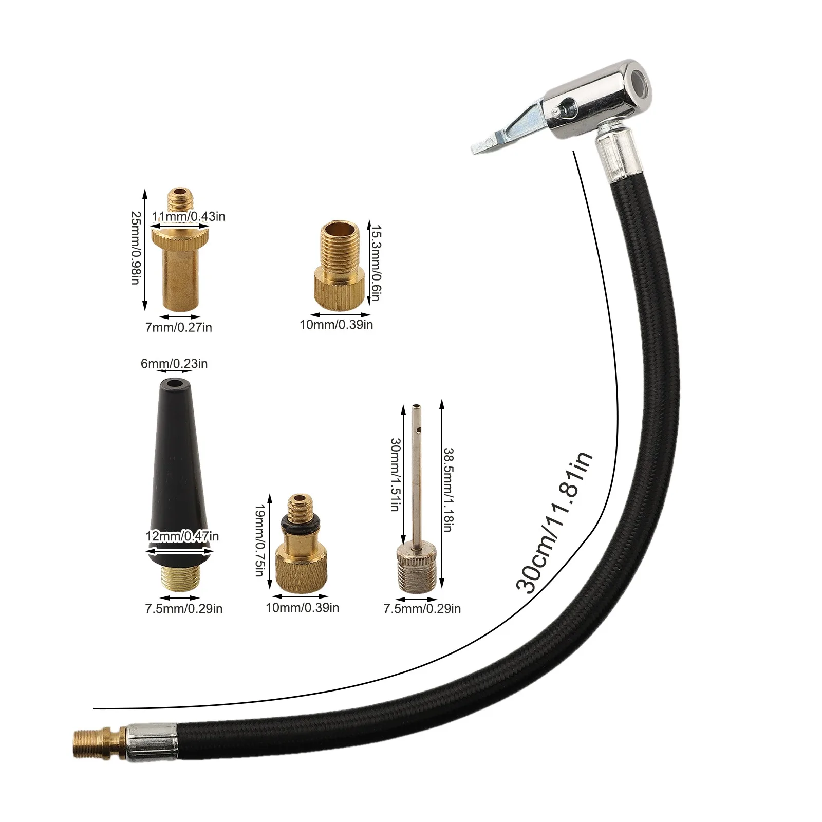 Inflation Accessories Convenient Inflation Bike Pump Valve Adapter Bike Pump Extension Tube Convenient And Fast High Quality
Inflation Accessories Convenient Inflation Bike Pump Valve Adapter Bike Pump Extension Tube Convenient And Fast High Quality