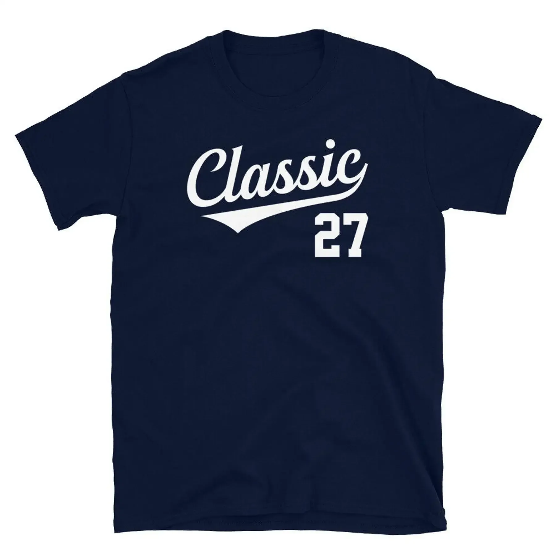 Baseball Jersey Style Birthday Classic Age 27 Short Sleeve Unisex T Shirt
Baseball Jersey Style Birthday Classic Age 27 Short Sleeve Unisex T Shirt