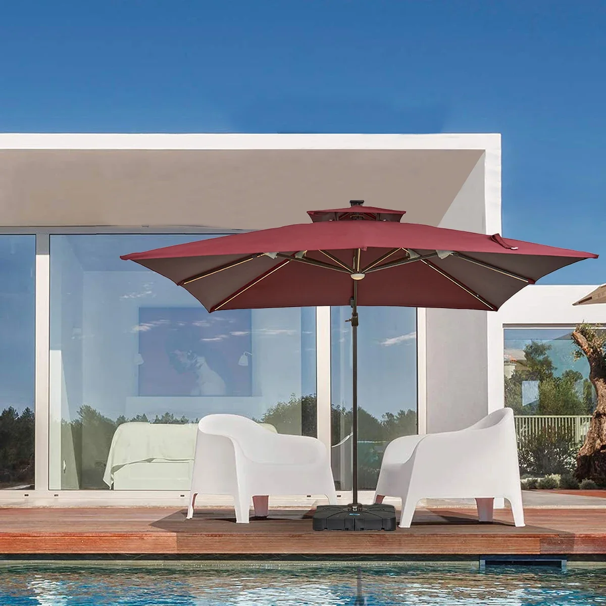 2026 Custom Camping Beach Swimming Pool Cantilever Sun Umbrella Big Lots Patio Umbrella with Solar Lights Roma Parasol in the Fi
2026 Custom Camping Beach Swimming Pool Cantilever Sun Umbrella Big Lots Patio Umbrella with Solar Lights Roma Parasol in the Fi