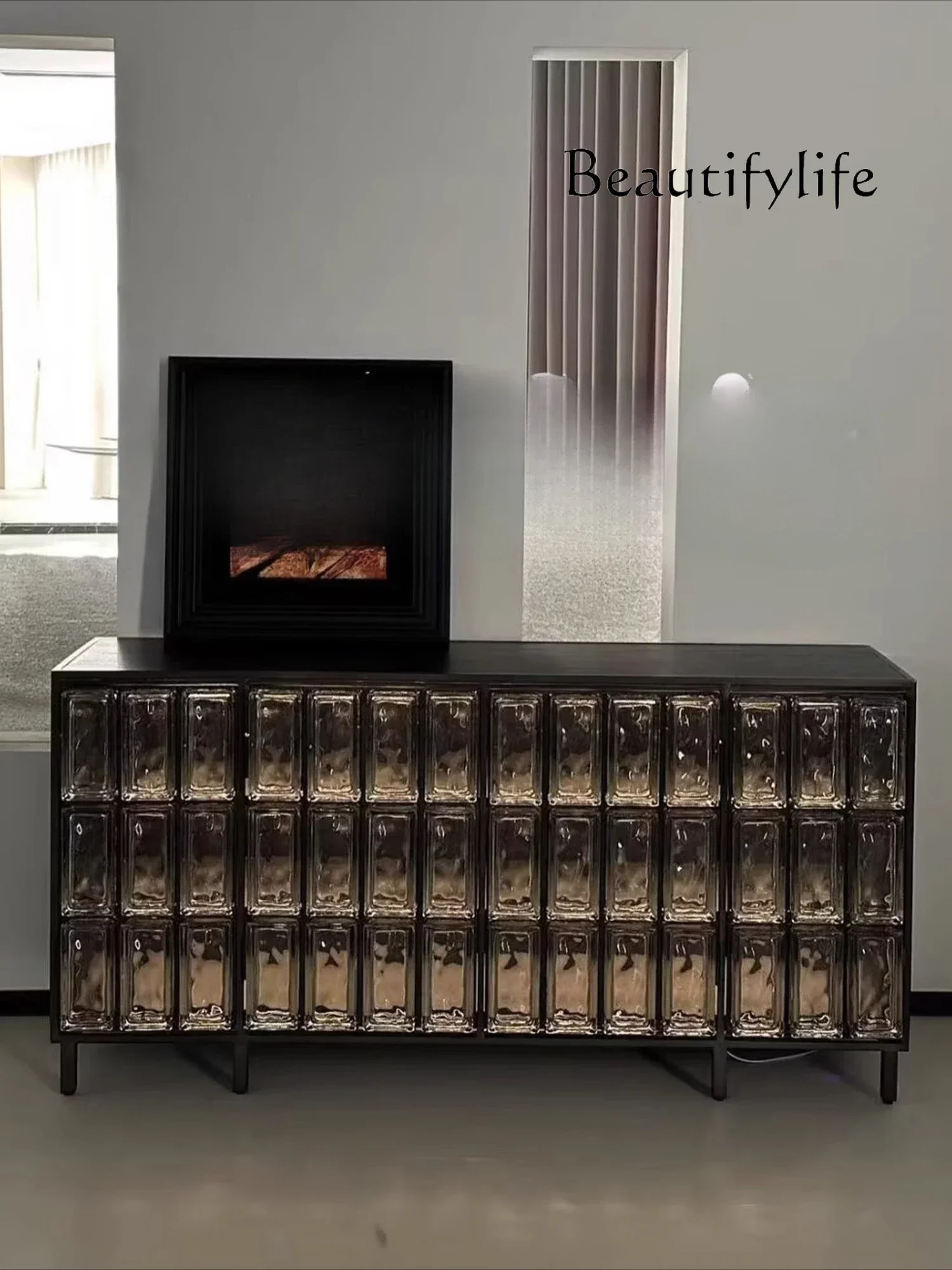 N40BK Italian Minimalist High-end Crystal Glass Brick Dining Side Cabinet Home Art Antique Storage Villa Storage Cabinet
N40BK Italian Minimalist High-end Crystal Glass Brick Dining Side Cabinet Home Art Antique Storage Villa Storage Cabinet