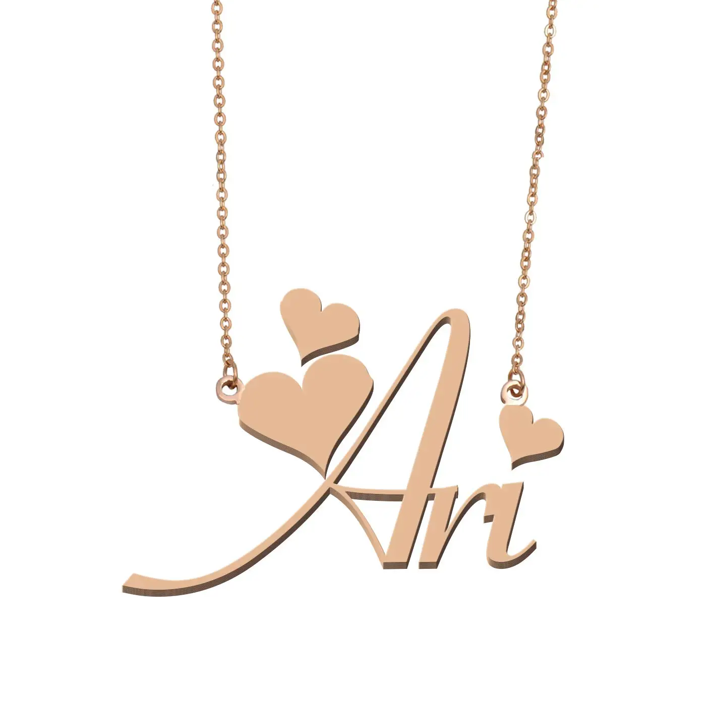 Ari Name Necklace Stainless Steel Nameplate Pendant for Women Girls Friends Birthday Wedding Christmas Mother Gift
Ari Name Necklace Stainless Steel Nameplate Pendant for Women Girls Friends Birthday Wedding Christmas Mother Gift