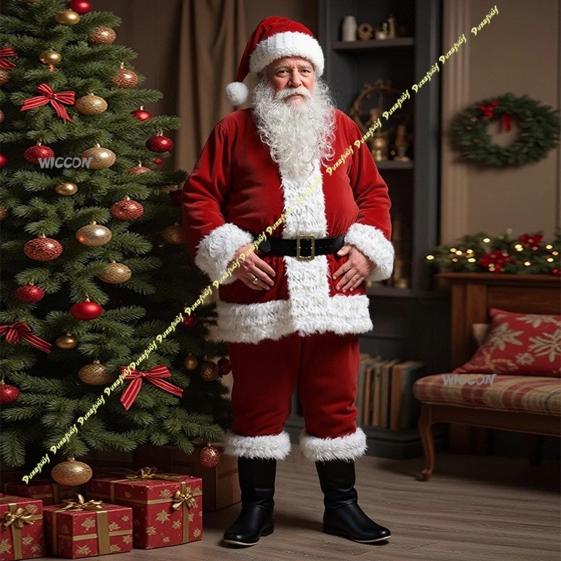 Thickened Christmas Clothes Santa Claus Vvelvet Festive Atmosphere Cosplay Costumes Stage Men Women Suit Red Clothe Performance
Thickened Christmas Clothes Santa Claus Vvelvet Festive Atmosphere Cosplay Costumes Stage Men Women Suit Red Clothe Performance