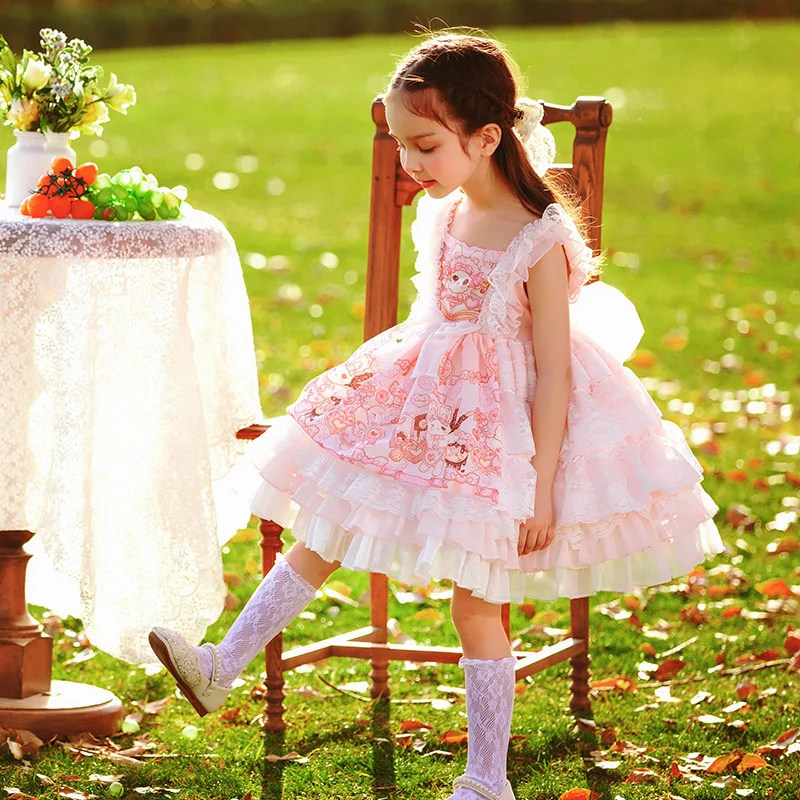 2022 Summer New Girls Lolita Cute Cartoon Princess Skirt Children's Puffy Skirt
2022 Summer New Girls Lolita Cute Cartoon Princess Skirt Children's Puffy Skirt
