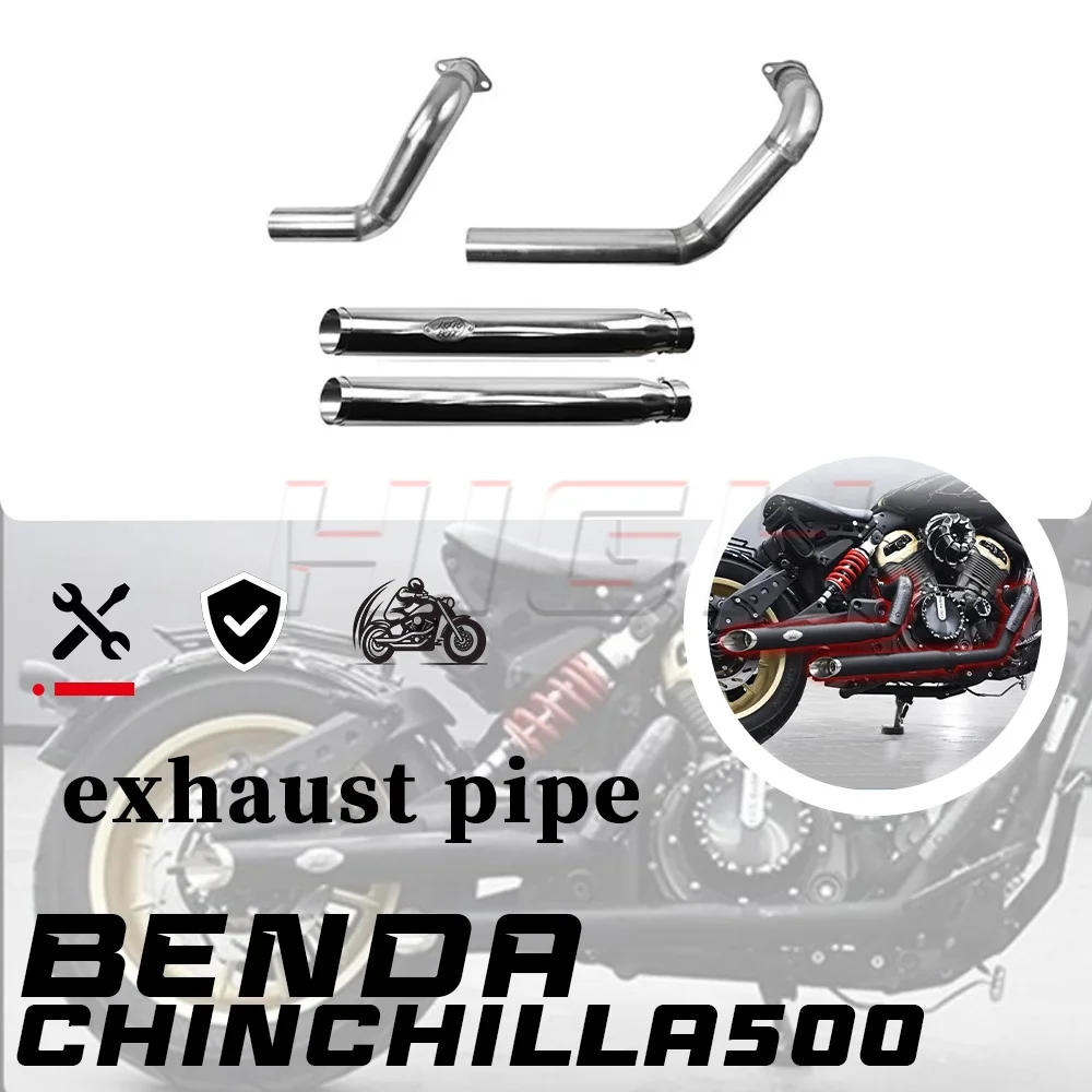 Exhaust pipe BENDA CHINCHILLA 500 500 chinchilla 500chinchilla full section right side dual outlet low sound wave
Exhaust pipe BENDA CHINCHILLA 500 500 chinchilla 500chinchilla full section right side dual outlet low sound wave