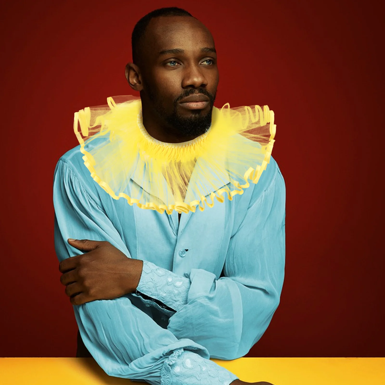 Detachable Vintage Ruffled Tulle Elizabethan Collar Medieval Renaissance Costume Theater Cosplay Party Decoration Accessory
Detachable Vintage Ruffled Tulle Elizabethan Collar Medieval Renaissance Costume Theater Cosplay Party Decoration Accessory