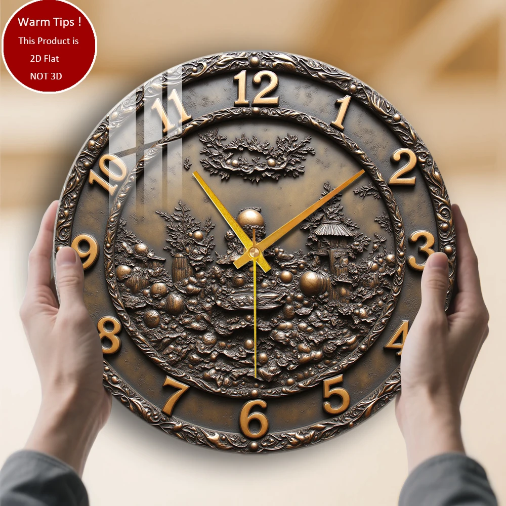 Настенные часы из закаленного стекла, восточные садовые рельефные часы, подходящие для декора стен или настольного дисплея в любом месте
Настенные часы из закаленного стекла, восточные садовые рельефные часы, подходящие для декора стен или настольного дисплея в любом месте