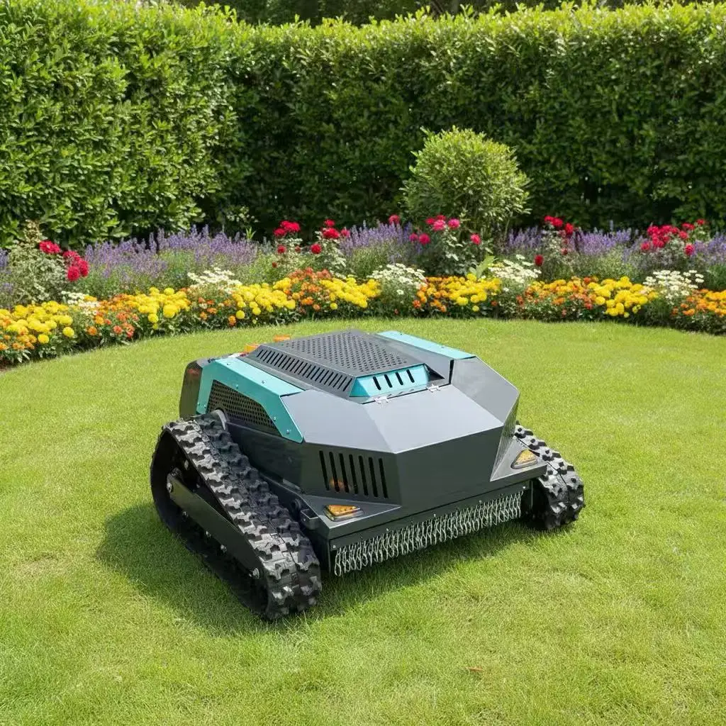 Reliable Gas Powered Hybrid System Remote Control Robot Lawn Mower for Steep Slope Landscaping Ensuring Operator Work Safety
Reliable Gas Powered Hybrid System Remote Control Robot Lawn Mower for Steep Slope Landscaping Ensuring Operator Work Safety