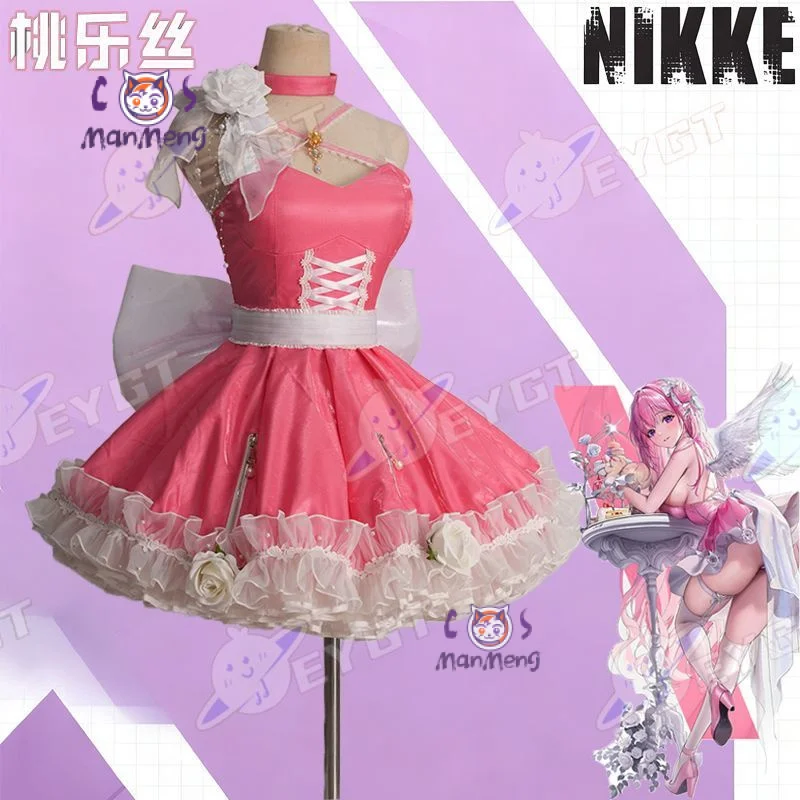 Game Dorothy doro Cosplay Costume N I K K E Dawn Party Pink Dress Halloween Girl Uniform Accessories Prop Set
Game Dorothy doro Cosplay Costume N I K K E Dawn Party Pink Dress Halloween Girl Uniform Accessories Prop Set