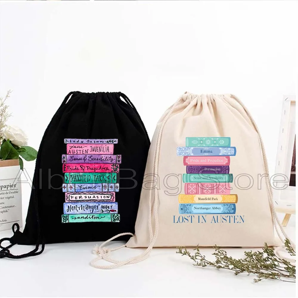 Cute Jane Austen Floral Book Stack Jane Austen's Novels Library Quotes Reading Cotton Drawstring Bags Backpack Sacks Sport Pack
Cute Jane Austen Floral Book Stack Jane Austen's Novels Library Quotes Reading Cotton Drawstring Bags Backpack Sacks Sport Pack