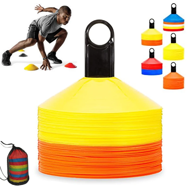 Soccer Cones Disc Con with Carry Bag and Holder Agility Training Field Markers Sports Cones Football Training Equipment Coaching
Soccer Cones Disc Con with Carry Bag and Holder Agility Training Field Markers Sports Cones Football Training Equipment Coaching