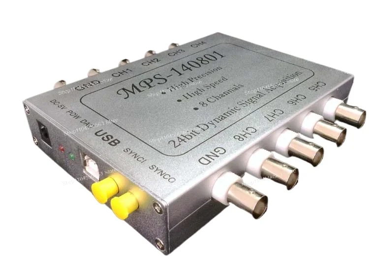 MPS-140801-M 4-канальная IEPE Plus 4-канальная восьмиканальная 24-битная высокоточная высокоскоростная USB-карта захвата
MPS-140801-M 4-канальная IEPE Plus 4-канальная восьмиканальная 24-битная высокоточная высокоскоростная USB-карта захвата