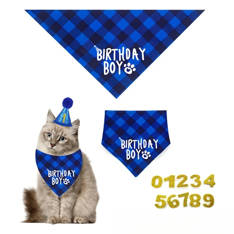 3pcs Dog Birthday Party Supplies, Birthday Boy Dog Bandana, Dog Birthday Hat with Numbers for Dogs Pets
3pcs Dog Birthday Party Supplies, Birthday Boy Dog Bandana, Dog Birthday Hat with Numbers for Dogs Pets