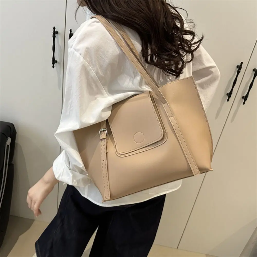 2pcs/set Versatile Women Tote Bags Large Capacity Hand-held Single Shoulder Bag With Small Bag Solid color Work Handbag
2pcs/set Versatile Women Tote Bags Large Capacity Hand-held Single Shoulder Bag With Small Bag Solid color Work Handbag