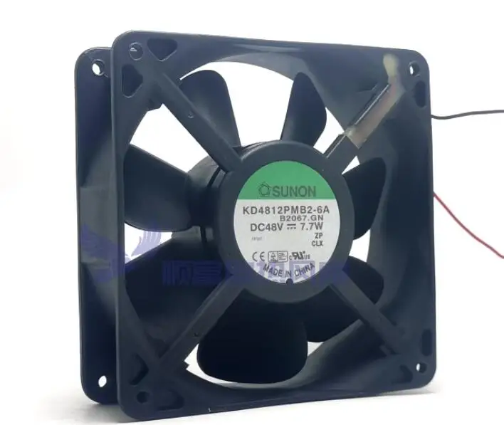 Ltsf For SUNON KD4812PMB2-6A DC 48V 7.7W 120x120x38mm 2-Wire Server Cooling Fan 12cm
Ltsf For SUNON KD4812PMB2-6A DC 48V 7.7W 120x120x38mm 2-Wire Server Cooling Fan 12cm