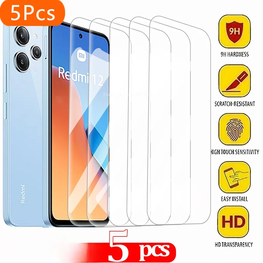 5PCS Highly Transparent Tempered Protective Glass for Xiaomi Redmi 12 Screen Protector on Redmi Note 13 12 Pro Plus 5G Low Price
5PCS Highly Transparent Tempered Protective Glass for Xiaomi Redmi 12 Screen Protector on Redmi Note 13 12 Pro Plus 5G Low Price