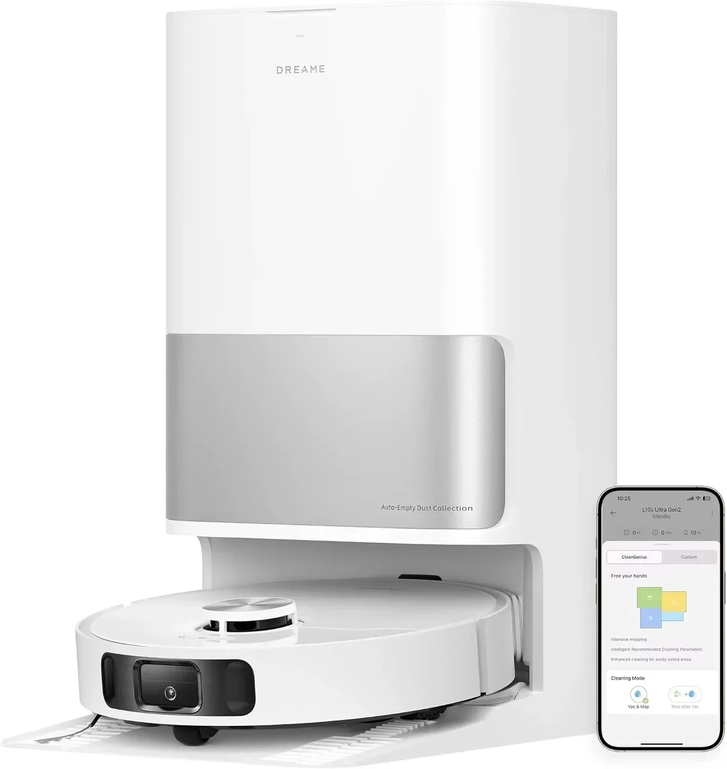 Brand New DREAME L10s Ultra Gen 2 Robot Vacuum and Mop - 10,000Pa Suction, MopExtend Technology, All-in-One Base Station, Pet-Fr
Brand New DREAME L10s Ultra Gen 2 Robot Vacuum and Mop - 10,000Pa Suction, MopExtend Technology, All-in-One Base Station, Pet-Fr