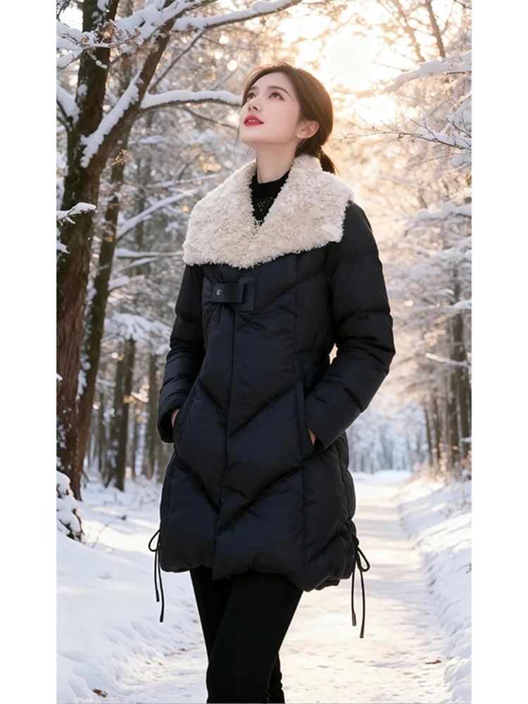 Модная хлопковая куртка Sli: Новинка зимы, теплая удлиненная женская куртка с меховым воротником, универсальная элегантная верхняя одежда
Модная хлопковая куртка Sli: Новинка зимы, теплая удлиненная женская куртка с меховым воротником, универсальная элегантная верхняя одежда