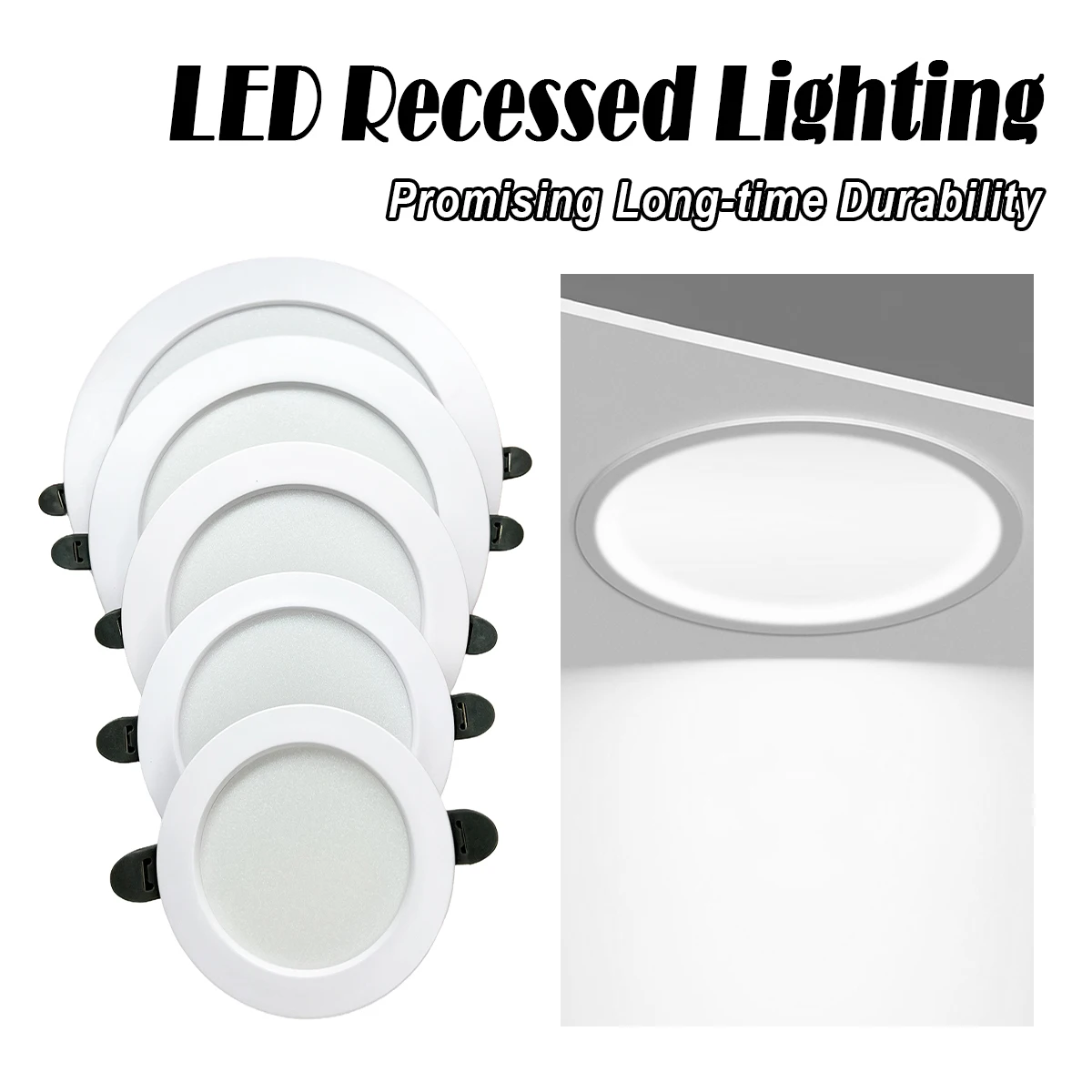 Led Recessed Ceiling Downlight Lamps No Need Driver 6w 9w 12w 18w 24w 220v 240v Cold White 6500k High-brightness Decorative Bulb
Led Recessed Ceiling Downlight Lamps No Need Driver 6w 9w 12w 18w 24w 220v 240v Cold White 6500k High-brightness Decorative Bulb