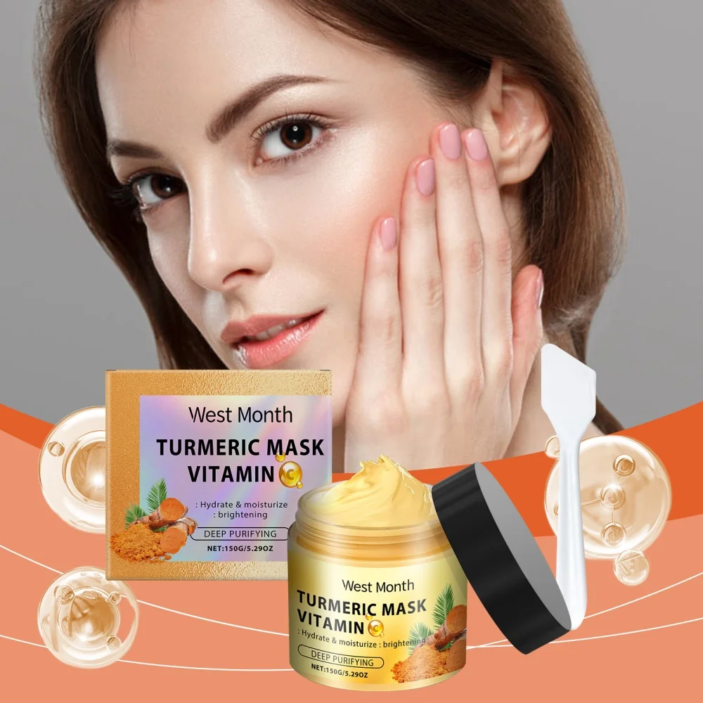 Turmeric deep cleansing facial mask | improve pore size | deep cleansing and oil control | brighten skin color
Turmeric deep cleansing facial mask | improve pore size | deep cleansing and oil control | brighten skin color