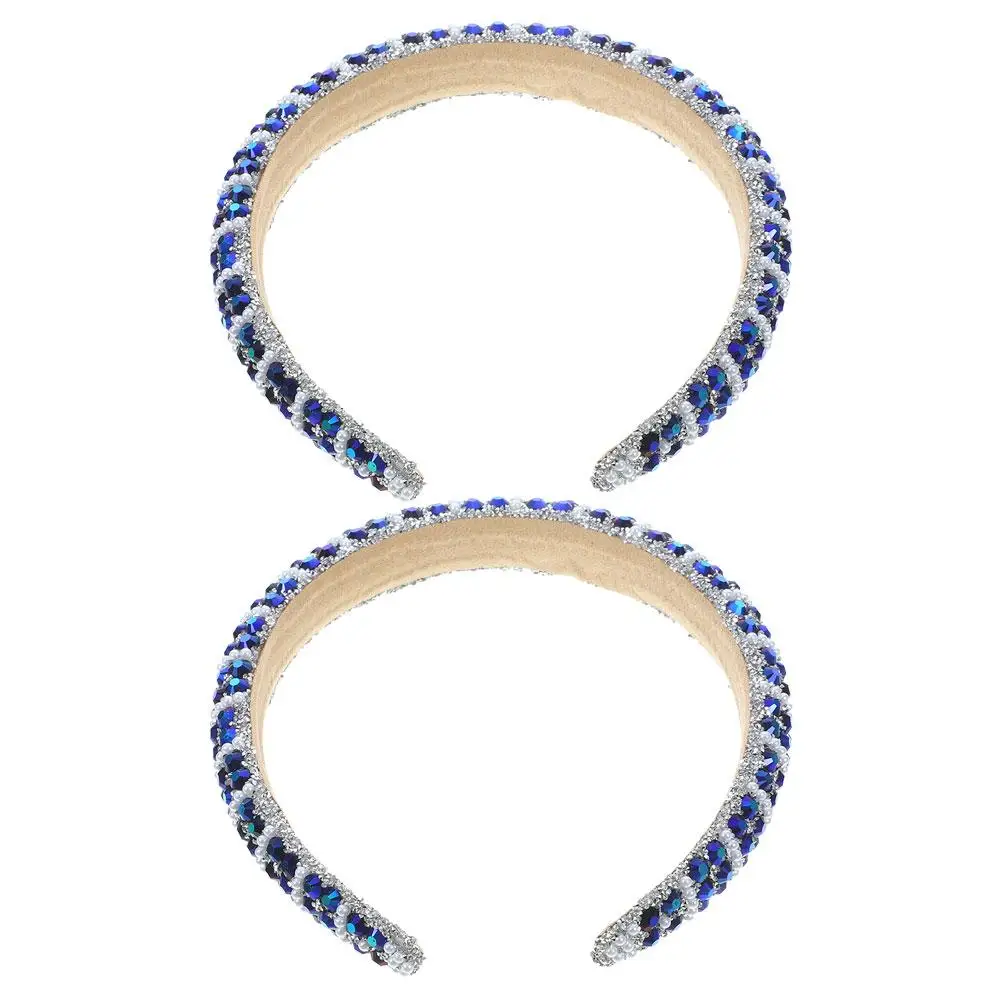 Headbands for Women 2 Pcs Non Slip Girls Hair Accessories Diamond Rhinestone Thick Padded Baroque Beaded Hoops graduatio bridal
Headbands for Women 2 Pcs Non Slip Girls Hair Accessories Diamond Rhinestone Thick Padded Baroque Beaded Hoops graduatio bridal