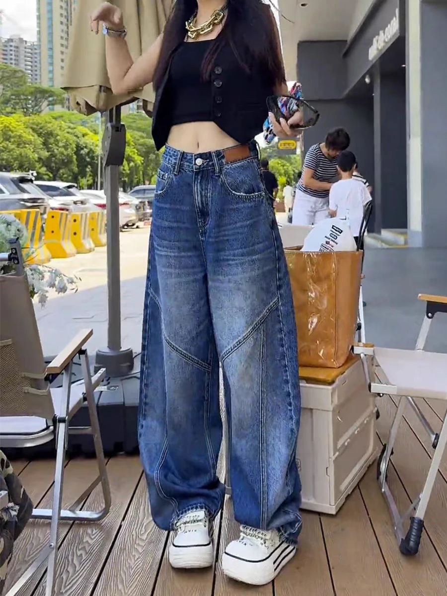 High Waist Wide Leg Jeans Women's Spring Summer Slimming Straight Cut American Style Bootcut Denim Jeans for Pear Shaped Body
High Waist Wide Leg Jeans Women's Spring Summer Slimming Straight Cut American Style Bootcut Denim Jeans for Pear Shaped Body